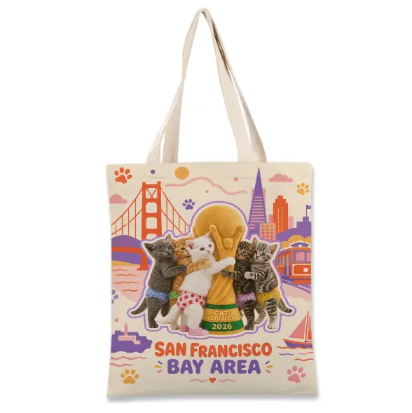 Sac fourre-tout à motif « Cilekli Don San Francisco Bay Area »