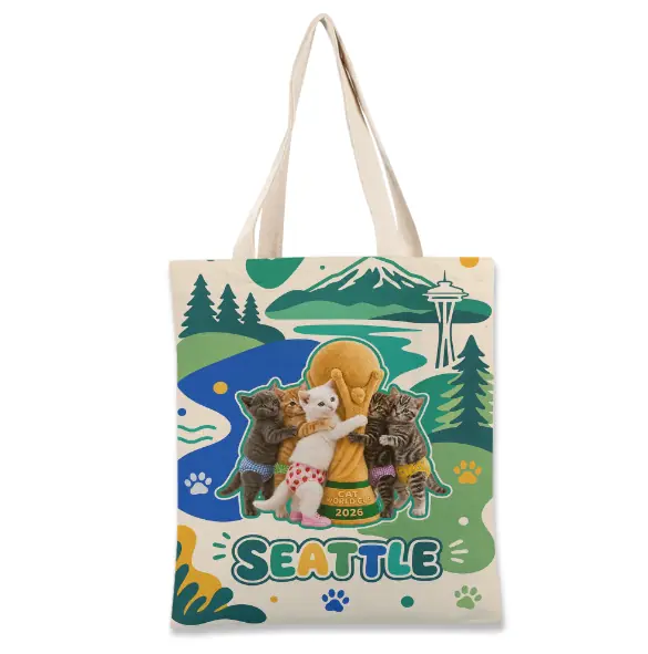 Sac fourre-tout graphique à thème Seattle Cilekli Don