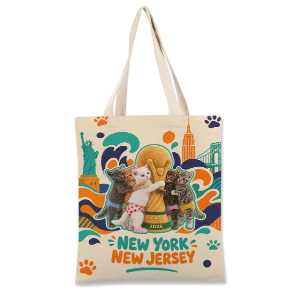 Sac fourre-tout à motif sur le thème de New York et du New Jersey Cilekli Don