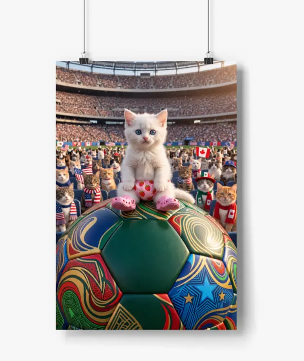 Affiche sur le thème de la tasse à chat Cilekli Don (1)