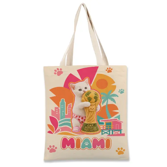 Sac fourre-tout graphique sur le thème de Miami Cilekli Don