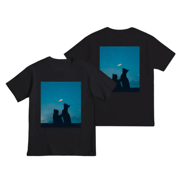 My Boo. Double-Sided Cotton T-Shirt, Heat Transfer Printing, Multiple Colors Available