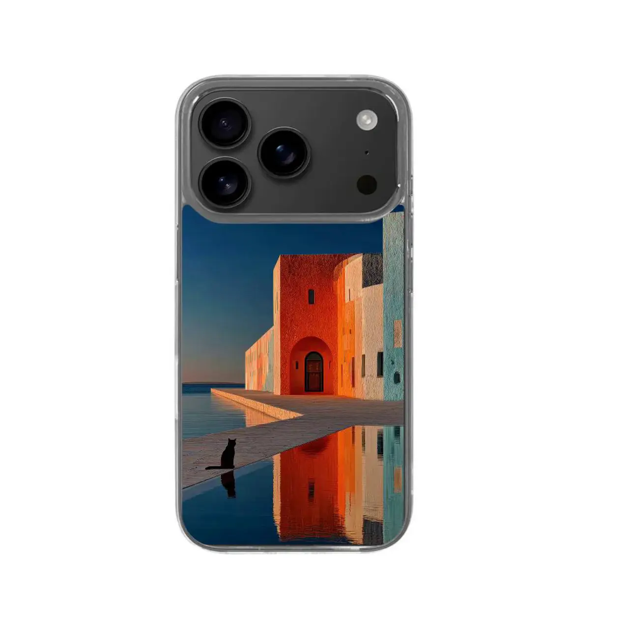 Artix iPhone 17 Pro Hülle, Juan Brufal 100 % authentisch & lizenziert, transparente TPU-Schutzhülle mit malerischer Katzenkunst, stoßfeste, schlanke Handyhülle, kompatibel mit dem iPhone 17 Pro