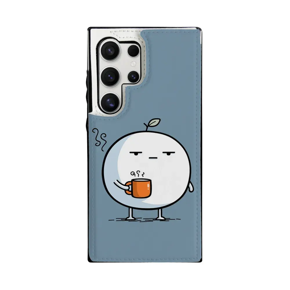 Kavolo Galaxy S24 Ultra Hülle, PU-Leder Handyhülle mit Kartenfach, kompatibel mit Samsung Galaxy S24 Ultra 5G, stoßfester Schutz, süßes Cartoon-Design, schlanke Wallet-Rückseite