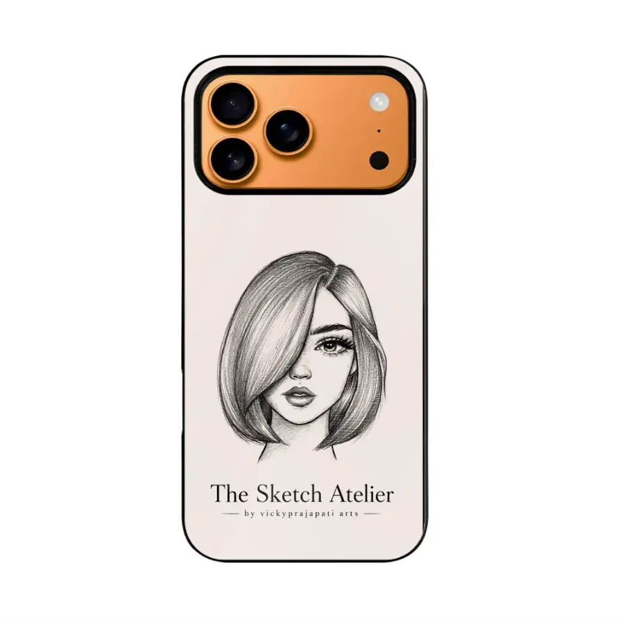 iPhone 17 Pro Max TPU 手机壳 单面打印,优雅凝视,77克