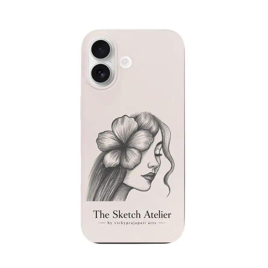 iPhone 17 Silicone Phone Case Single-sided Print,Floral Serenade,63g