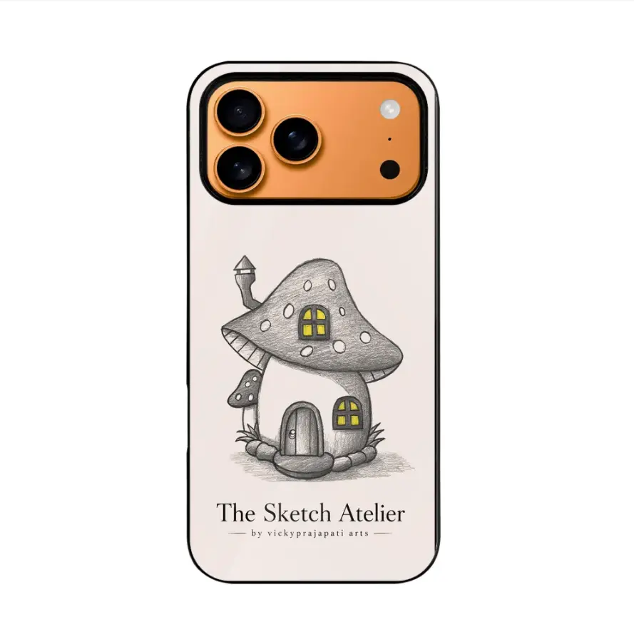 iPhone 17 Pro Max TPU 手机壳单面印刷,童话蘑菇屋,77g
