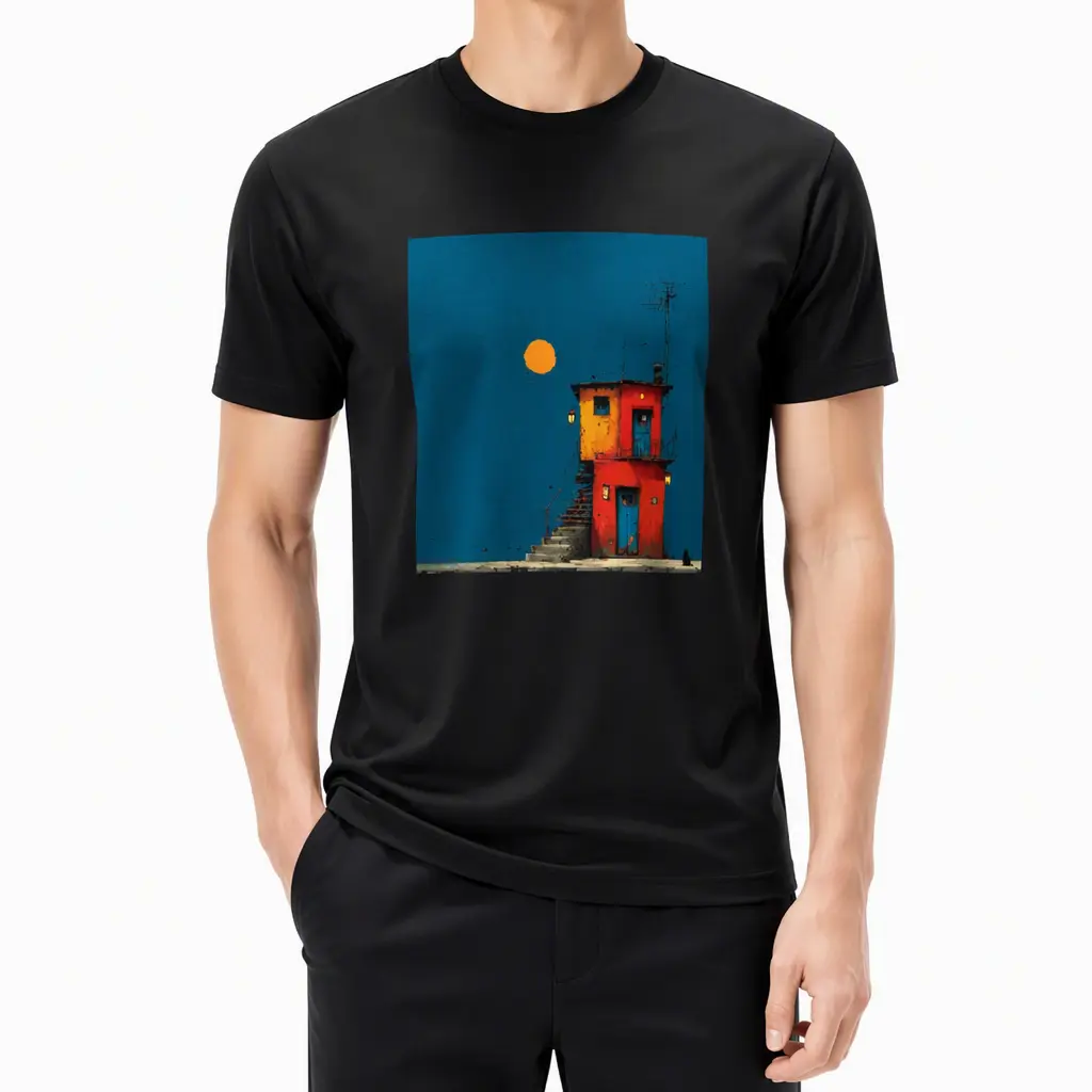 Baumwoll-Grafik-T-Shirt, Juan Brufal 100% authentisch & lizenziert, 100% Baumwolle Rundhalsausschnitt Kurzarm-T-Shirt, lässige Alltagskleidung reguläre Passform, Größen S-3XL