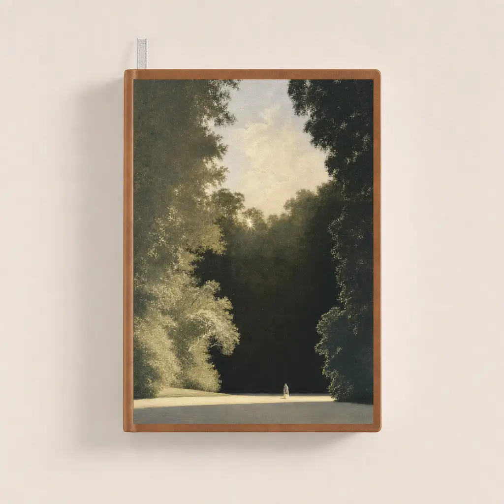 Paper Notebook Partial Print, Gentle Escape, 305g