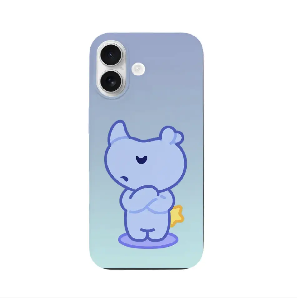 藍小犀圖案設計 iPhone 17 手機殼