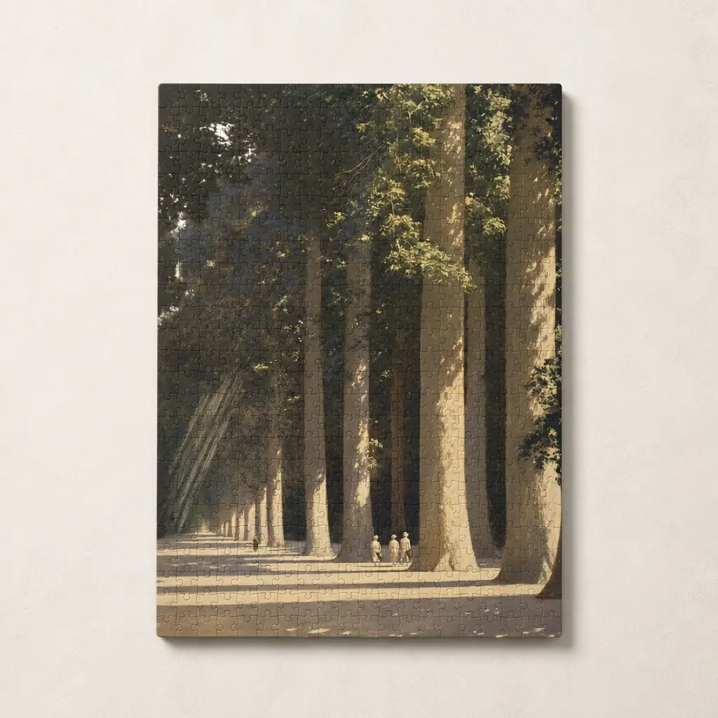 Paper Jigsaw Puzzle (Vertical Box), Long Shadows, 290g Single-Sided Print
