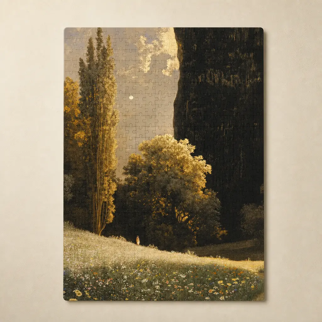 Paper Jigsaw Puzzle (Vertical Box), Hidden Source, 290g Single-Sided Print