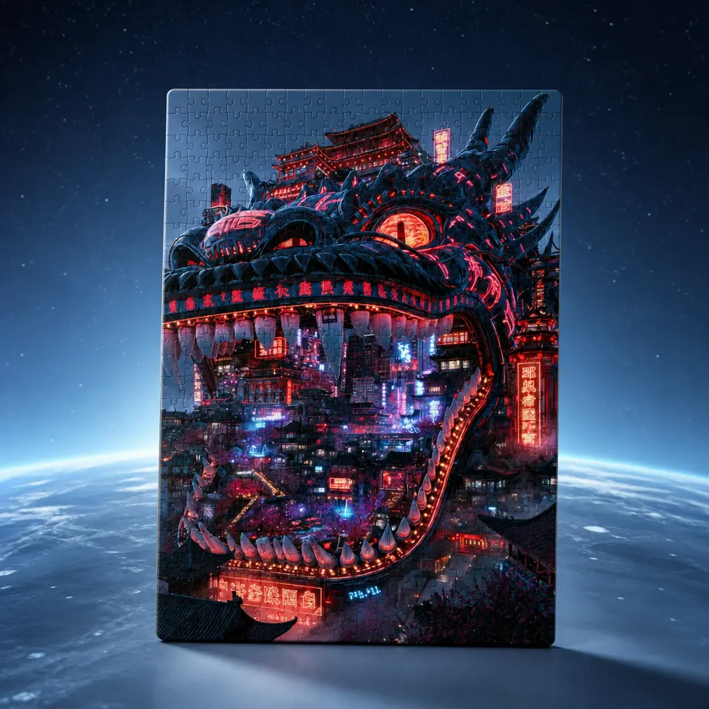 Artwork39 , Paper Jigsaw Puzzle (Vertical Box),290g Single-Sided Print