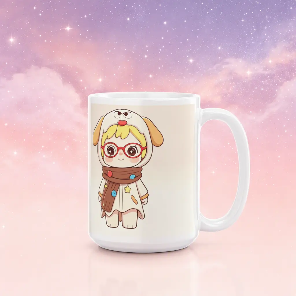 GENERIC セラミック製コーヒーマグ、435g大容量のかわいいアニメキャラクタープリント入りマグカップ、ホワイトの朝食用ミルク・ティーカップ。自宅やオフィスでのコーヒー、紅茶、ミルク、ココアなどの飲み物に最適です。食品グレードの環境に優しい耐熱セラミック素材を使用しており、電子レンジ加熱にも対応し、無臭で安全です。口当たりが滑らかで繊細な飲み口は唇に優しく、人間工学に基づいた厚みのあるC型ハンドルは持ちやすく熱さを感じにくい設計です。底面は補強・厚底加工が施され、滑りにくくテーブルを傷つけません。日常のお手入れも簡単で耐久性に優れています。クリエイティブでかわいいデスクのインテリアとしても映える、カップル、友人、学生へのプレゼントや誕生日ギフトにも最適な実用的なマグカップです。