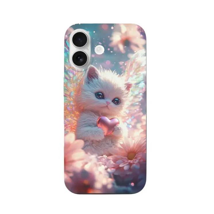 Cute Couple Ladybugs Sharing Umbrella In Rain Bokeh, iPhone 17 Silicone Phone case