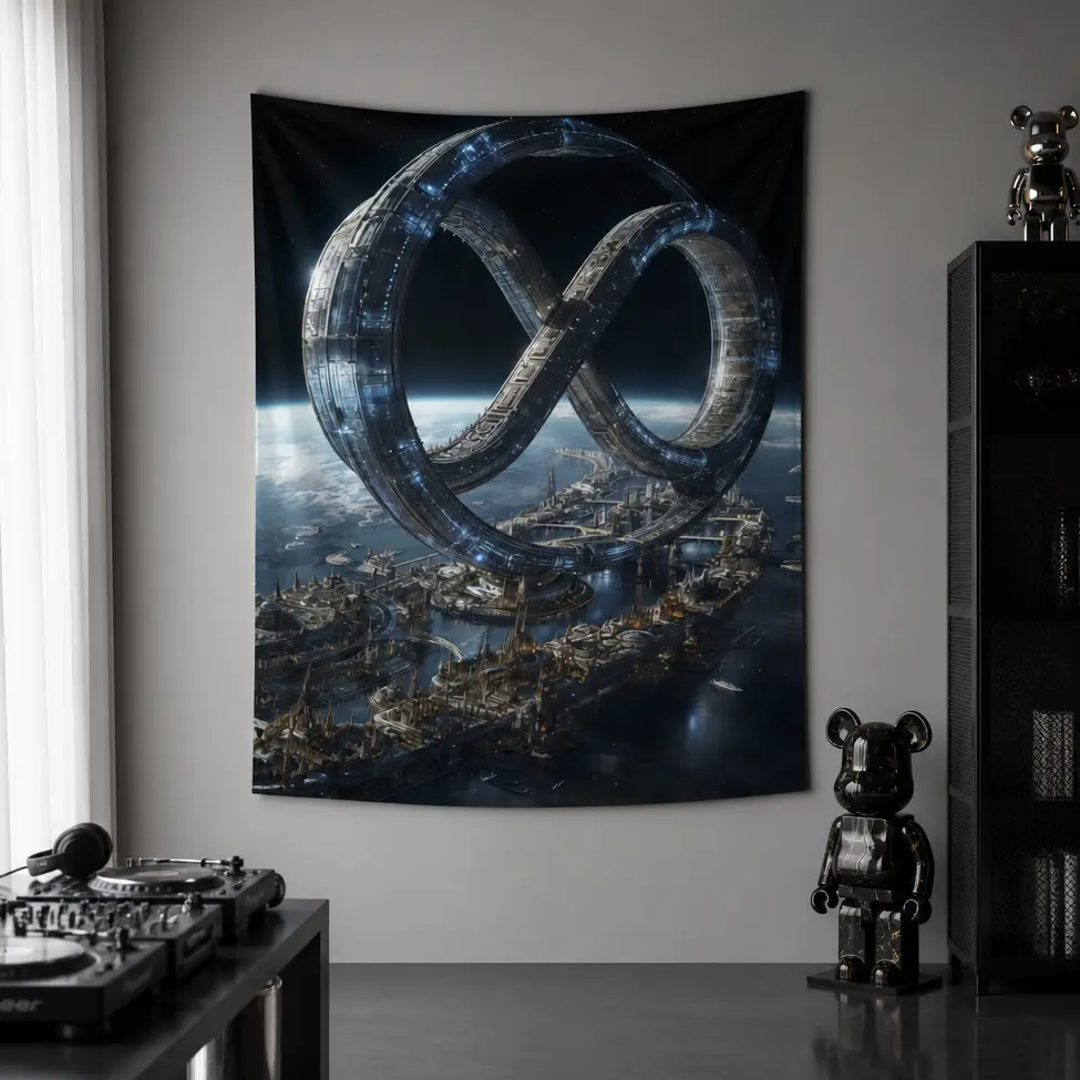 Artwork32, Lightweight Polyester Wall Tapestry, 59x79 Inch / 150x200cm Decorative Wall Hanging Art for Home Decor
