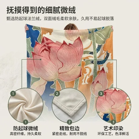 Coperta in flanella 30x40 pollici, anti-pilling, stampa su un lato, coperta leggera e morbida, resistente e piacevole al tatto, adatta a chi soffre di allergie, asciugatura rapida, facile da curare, anti-restringimento e anti-piega.