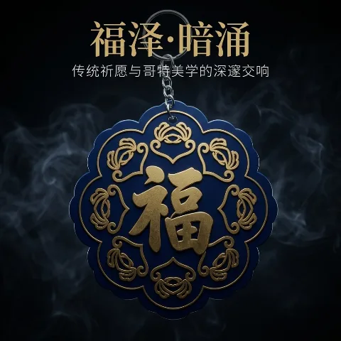 涤纶挂件钥匙扣，可拆卸链条装饰小巧轻便，客厅房间办公桌通用，细腻柔软耐用，便携可爱温暖生活加分